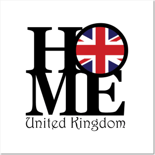 United Kingdom HOME Posters and Art